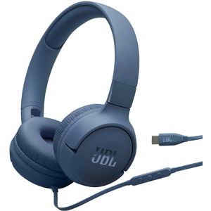JBL Tune 530 C - Bedrade On-ear Koptelefoon - Blauw - Met Microfoon