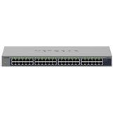 Netgear - 48-PORT 1G UNMANAGED SWITCH - Grijs - Netwerkschakelaar