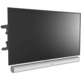 Cavus Draaibare muurbeugel geschikt voor 37 - 65 Inch TV & Sonos ARC - TV beugel Wit