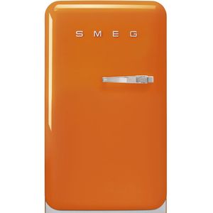 Smeg FAB10LOR5 combi-koelkast Vrijstaand 122 l E Oranje