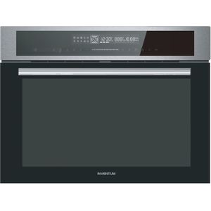 Inventum IMC4535RT - Inbouw combi-oven - Hetelucht - Magnetron - Grill - 50 liter - 45 cm hoog - Tot 250°C - Zwart/RVS