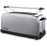 Russell Hobbs 23610-56 Adventure Long Slot 4 snedes - Broodrooster - RVS