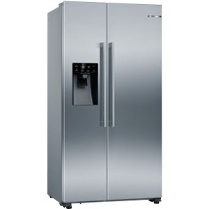 Bosch KAD93AIDP - Amerikaanse koelkast Zilver