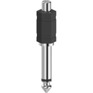 Hama Audio-adapter, cinch-koppeling - 6,3-mm-jack mono - Mini jack kabel
