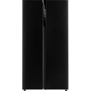 Inventum SKV0178B - Amerikaanse koelkast Zwart