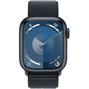 Apple Watch Series 9 41mm Midnight Aluminium Sport Loop - Smartwatch