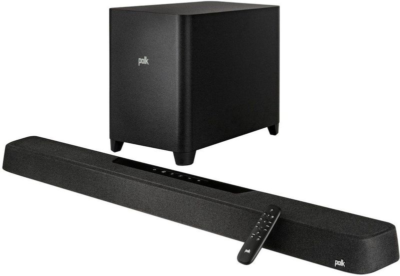 Polk - MagniFi Max AX - Soundbar - Zwart - Draadloze Subwoofer