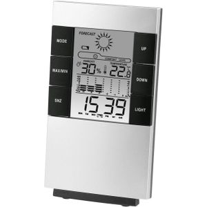 Hama LCD- thermo-/hygrometer TH-200 - Weerstation Zilver