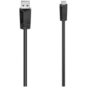 Hama Mini-USB-kabel, USB 2.0, 480 Mbit/s, 0,75 m - Kabel