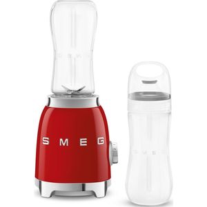 SMEG PBF01RDEU - Personal blender - Rood - 600 ml - 300W - Jaren '50