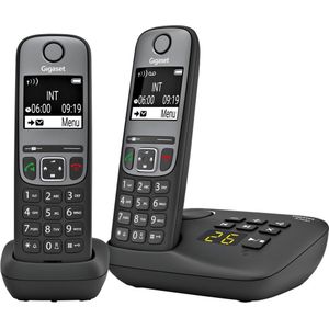 Gigaset A705A Duo - Huistelefoon Zwart