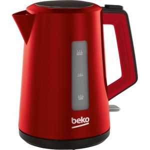 Beko WKM4226R Waterkoker 1.7L 2200W Rood/Zwart