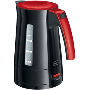 Melitta ENJOY Aqua Waterkoker 1.7L 2400W Zwart/Rood