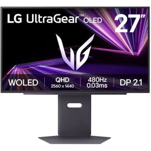 LG UltraGear OLED 27GX790A-B - Monitor Zwart