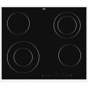 Etna KC360RVS - Keramische inbouwkookplaat Zwart