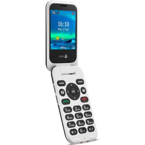 Doro 6820 4G Clamshell - Mobiele telefoon Zwart