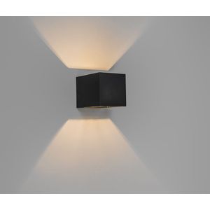Moderne wandlamp zwart - Transfer