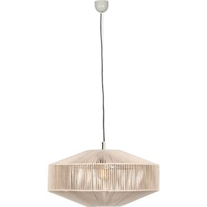 Japandi hanglamp bruin touw 61cm - Svea