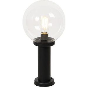 QAZQA Sfera - Moderne Staande Buitenlamp - Staande Lamp Voor Buiten - 1 Lichts - H 50 cm - Zwart