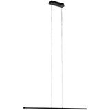 QAZQA banda - Moderne LED Hanglamp voor boven de eettafels-sin eetkamer - 1 lichts - L 915 mm - Zwart - Woonkamer