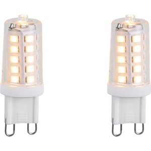Set van 2 G9 dimbare LED lampen 3W 250 lm 3000K