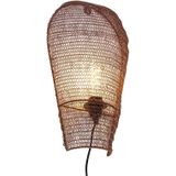 Oosterse wandlamp brons 45 cm - Nidum