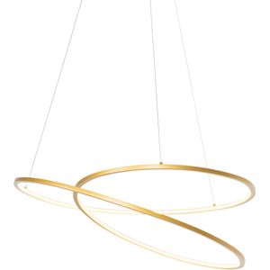 Design hanglamp goud 72 cm incl. LED 3-staps dimbaar - Rowan