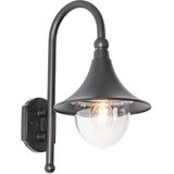 Klassieke buiten wandlamp zwart IP44 - Daphne