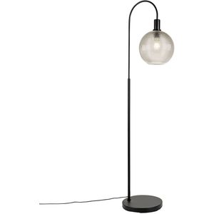 QAZQA Chico - Design Vloerlamp - Staande Lamp - 1 Lichts - H 150 cm - Zwart - Woonkamer