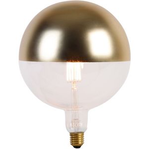 E27 dimbare LED lamp G200 kopspiegel goud 6W 360 lm 1800K