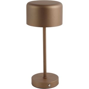 Moderne tafellamp bruin oplaadbaar - Poppie