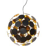 Design hanglamp zwart en goud - Cerchio