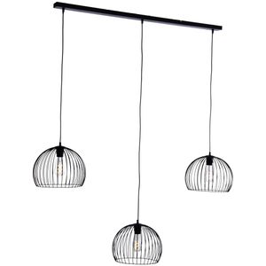 Moderne hanglamp zwart 3-lichts - Koopa