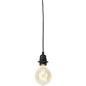 Moderne hanglamp zwart dimbaar - Cava Luxe 1