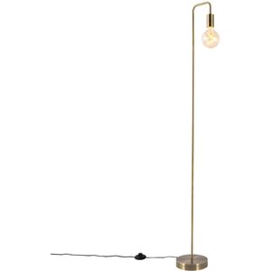 Moderne vloerlamp brons - Facil