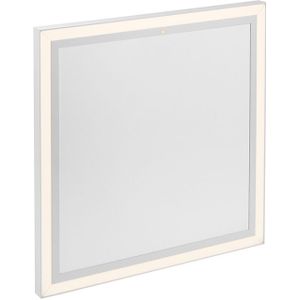 Plafond verwarmingspaneel wit 60 cm incl. LED met afstandsbediening - Nelia
