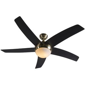 Plafondventilator goud met afstandsbediening - Cool