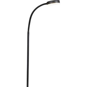 Moderne vloerlamp zwart incl. LED - Trax