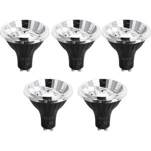 Set van 5 GU10 3-staps dimbaar LED lamp 70mm 6.5W 600 lm 4000K