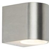 Moderne buitenwandlamp staal IP44 - Ben