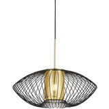 QAZQA dobrado - Design Hanglamp - 1 lichts - Ø 60 cm - Goud/messing - Woonkamer | Slaapkamer | Keuken
