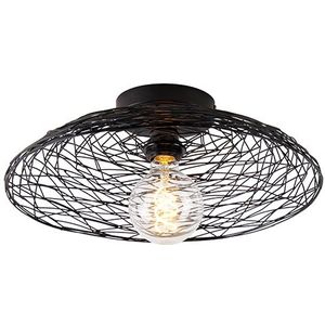 Oosterse plafondlamp zwart 40 cm - Glan