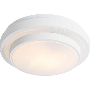 Moderne plafondlamp wit 25 cm IP44 - Walden