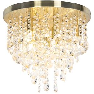 QAZQA Medusa - Art Deco Plafondlamp - 7 Lichts - L 0 Mm - Goud/Messing - Woonkamer - Slaapkamer