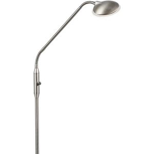 Moderne vloerlamp staal incl. LED - Eva