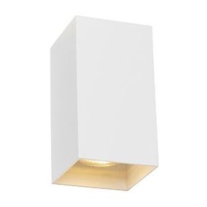 Design vierkante wandlamp wit - Sabbir