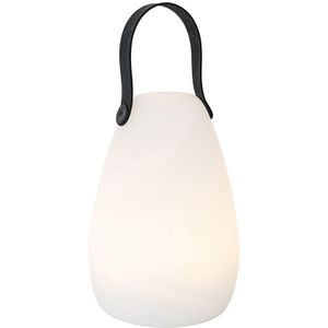QAZQA - Pion - Dimbare LED Tafellamp - Wit - Kunststof - USB Oplaadbaar