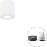 Smart badkamer spot wit rond IP44 incl. Wifi GU10 - Capa