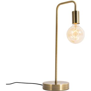 Moderne tafellamp brons - Facil