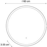 Spiegel - Rond - Glas - D30cm